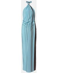 SIR. - Rioja Striped Silk Crepe Maxi Dress - Lyst