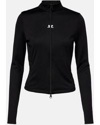 Courreges - Interlock Jersey Track Jacket - Lyst