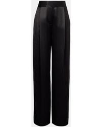 The Sei - Weite High-Rise-Hose Aus Seide - Lyst