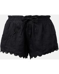 Isabel Marant - Lola Broderie Anglaise Ramie Shorts - Lyst