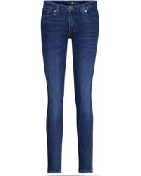 Mid-Rise Jeans Pyper Slim Illusion Mytheresa Damen Kleidung Hosen & Jeans Jeans Slim Jeans 