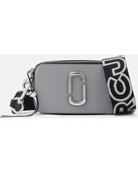 Marc Jacobs - The Snapshot Wolf Grey Multi Leather Camera Bag - Lyst