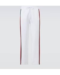 Gucci - Hose Web Stripe Aus Einem Baumwollgemisch - Lyst