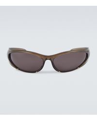 Balenciaga - Ovale Sonnenbrille - Lyst