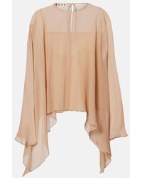 Marni - Silk Top - Lyst