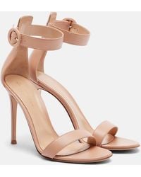 Gianvito Rossi - Portofino 105 Leather Sandals - Lyst