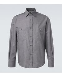 STÒFFA - Camisa De Algodon Y Seda - Lyst