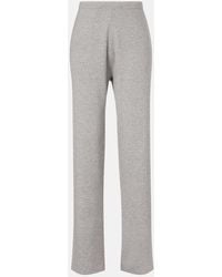 Extreme Cashmere - Rush Cashmere-Blend Straight Pants - Lyst