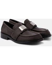 Acne Studios - Logo Loafers - Lyst