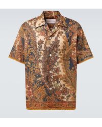 Valentino - Paisley Linen Shirt - Lyst