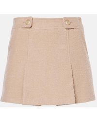 Tom Ford - Wool And Silk-Blend Boucle Miniskirt - Lyst