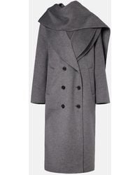 Rohe - Scarf-Detail Wool And Cashmere Coat - Lyst
