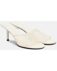 Jacquemus - Leather-Trimmed Canvas Sandals - Lyst