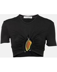 Christopher Esber - Verziertes Cropped-Top Moodstone - Lyst