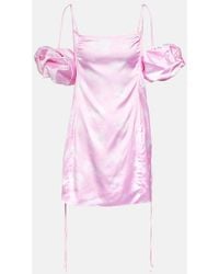 Jacquemus - Light Puffed Sleeve Mini Dress - Lyst