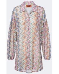 Missoni - Zigzag Oversized Shirt - Lyst