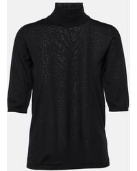 Max Mara - Ciriaco Virgin Wool Turtleneck Top - Lyst