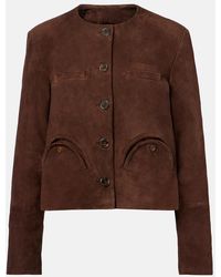 Blazé Milano - Gliss Bolero Suede Jacket - Lyst