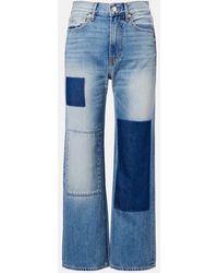 Veronica Beard - Patchwork Straight Jeans - Lyst