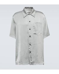 Jil Sander - Chemise Shirt 36 en satin - Lyst