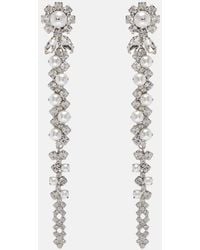 Simone Rocha - Embellished Faux Pearl Drop Earrings - Lyst
