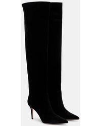 Gianvito Rossi - Hansen 85 Suede Knee-High Boots - Lyst