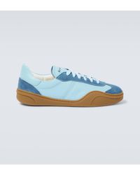 Acne Studios - Bars M Suede-trimmed Sneakers - Lyst