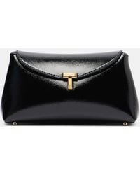 TOTEME - Clutch T-Lock Mini De Charol - Lyst