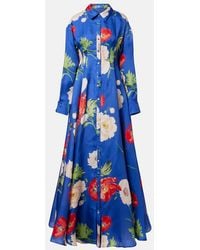 LEO LIN - Josephine Silk Gown - Lyst