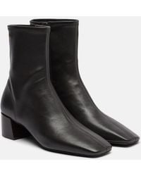 Tory Burch - Ankle Boots Stretch Aus Leder - Lyst