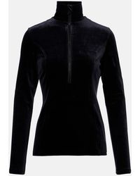 Goldbergh - Radient Half-Zip Velvet Ski Top - Lyst
