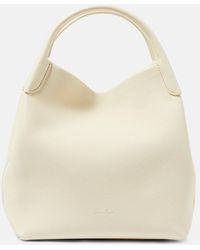 Loro Piana - Bolso Al Hombro Bale Large De Piel - Lyst