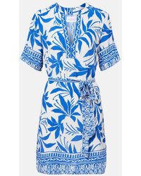 Velvet - Vanessa Printed Shirt Dress - Lyst