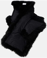 Yves Salomon - Bufanda De Plumas Reversible - Lyst