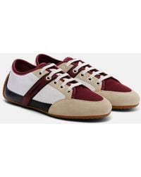 Givenchy - Sneakers Slim Mit Velourslederbesatz - Lyst