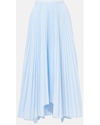 Plan C - Pleated Maxi Skirt - Lyst