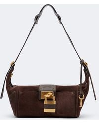Chloé - Paddington Mini Suede Shoulder Bag - Lyst