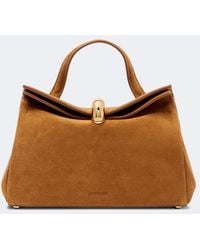 Jacquemus - Valerie Small Suede Top-Handle Bag - Lyst