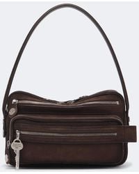 Acne Studios - Camero Party Suede Shoulder Bag - Lyst