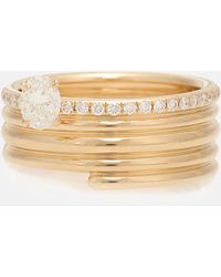 Repossi Ring Blast aus 18kt Rosegold mit Diamanten - Natur