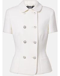 Versace - Virgin Wool Blazer - Lyst