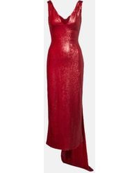 Emilia Wickstead - Jacira Sequined Cocktail Dress - Lyst