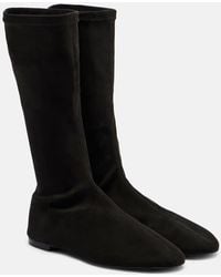 Proenza Schouler - Tee Suede Sock Boots - Lyst