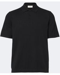 Lisa Yang - Keir Cotton And Cashmere Polo Shirt - Lyst
