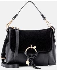 See By Chloé - Borsa Joan Small in pelle e suede - Lyst