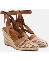 Christian Louboutin - Toleda Mesh Espadrille Wedges - Lyst