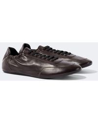 Prada - Collapse Leather Sneakers - Lyst