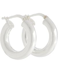 Bottega Veneta Small Hoop Earrings - Metallic