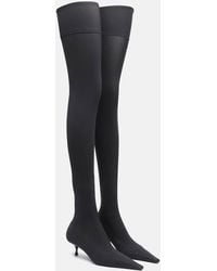 Victoria Beckham - 45 Jersey Over-The-Knee Boots - Lyst