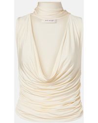 AYA MUSE - Brise Draped Top - Lyst